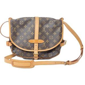 LOUIS VUITTON MONOGRAM SAUMUR 30 CROSSBODY BAG